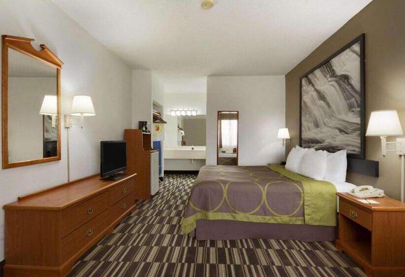 חדר סטנדרט עם מיטת קינג, Super 8 By Wyndham Chatsworth/dalton