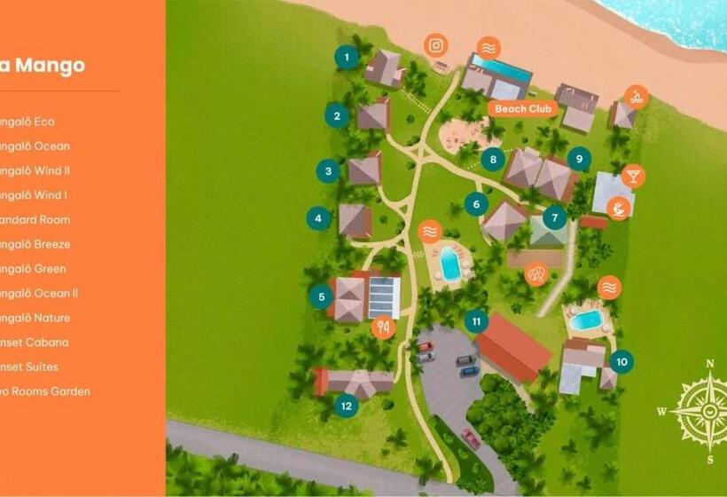Бунгало Стандарт Вид на Море, Villa Mango