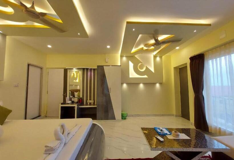 带大床的标准间, Hindusthan Inn   On Beach