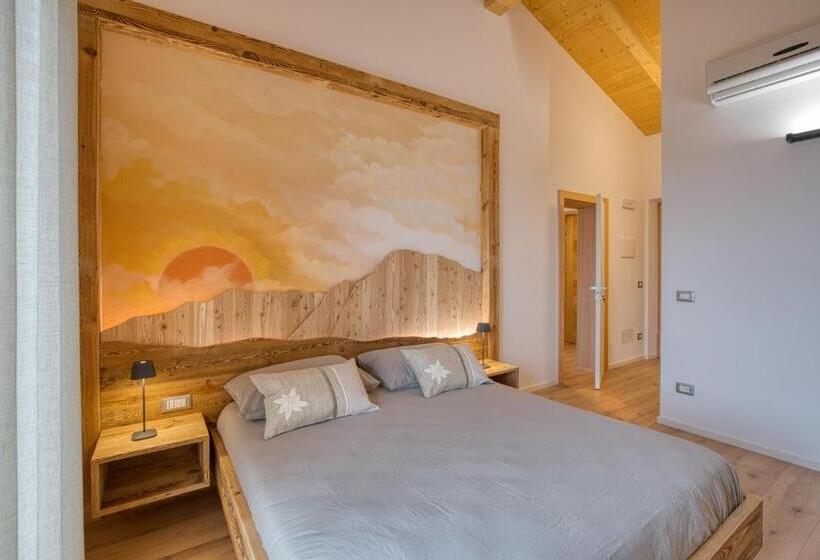 اتاق استاندارد سه تخته با بالکن, Agritur Maso Librar