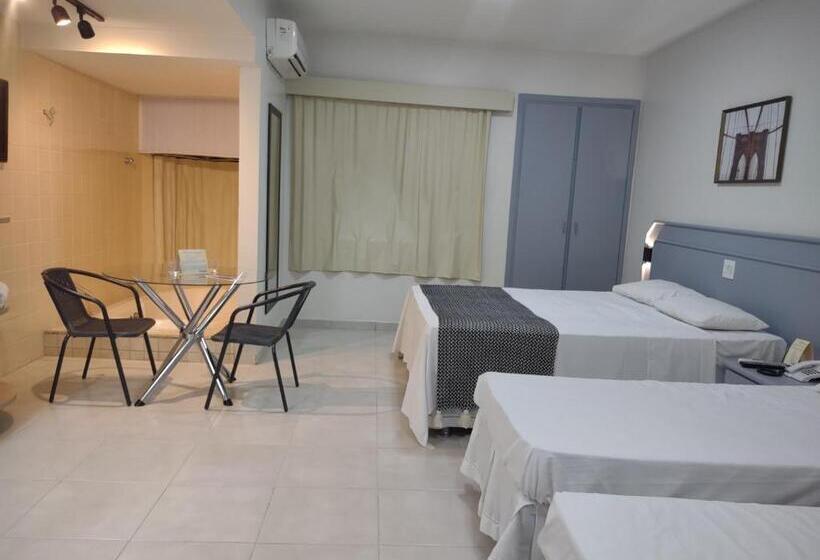 Студия Deluxe, Hot Springs Flat Apart Hotel Master Luxo Com Banheira