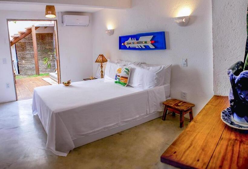 Люкс Вид на Сад, Nossa Casa Caraíva   A Melhor Localização Da Vila