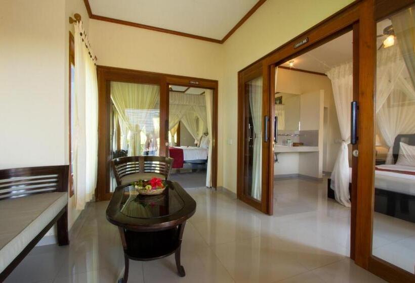 패밀리 룸 바다 전망, Arya Amed Beach Resort And Dive Center