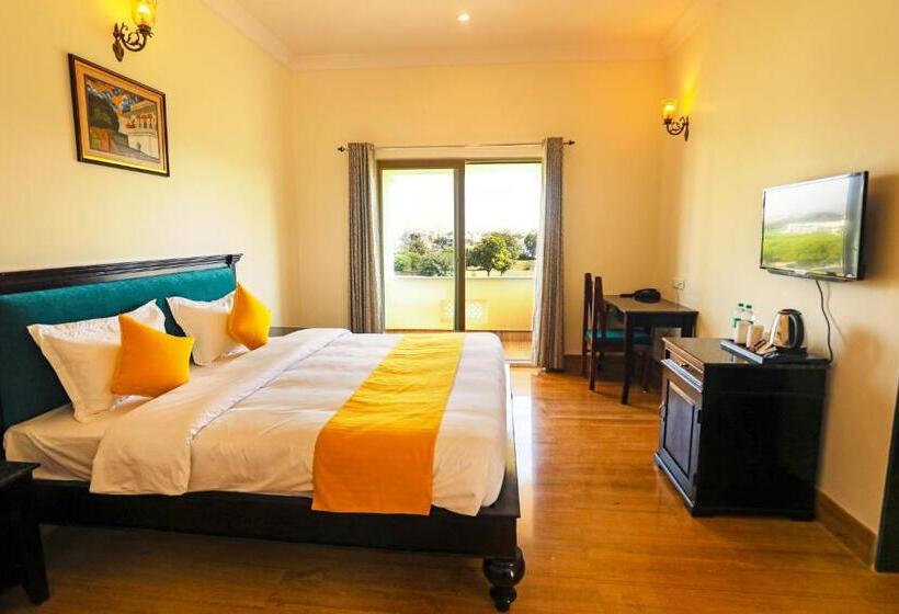 Quarto Deluxe com Sacada, Vasant Vilas A Heritage Stay