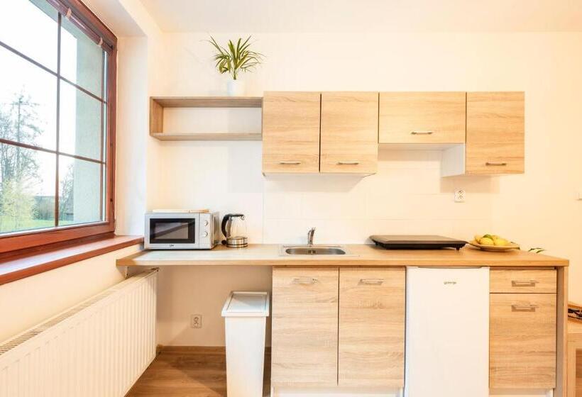 شقة غرفتين, úpatí Ještědu   Apartmány