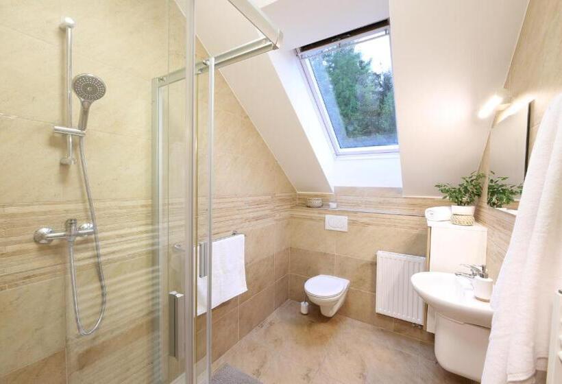 شقة غرفة واحدة, úpatí Ještědu   Apartmány