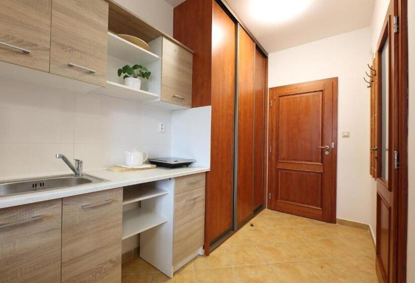 جناح جونيور مطل على الحديقة, úpatí Ještědu   Apartmány