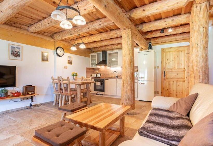 침실 1개 아파트, Apartmány Srub Výtoňka Lipno