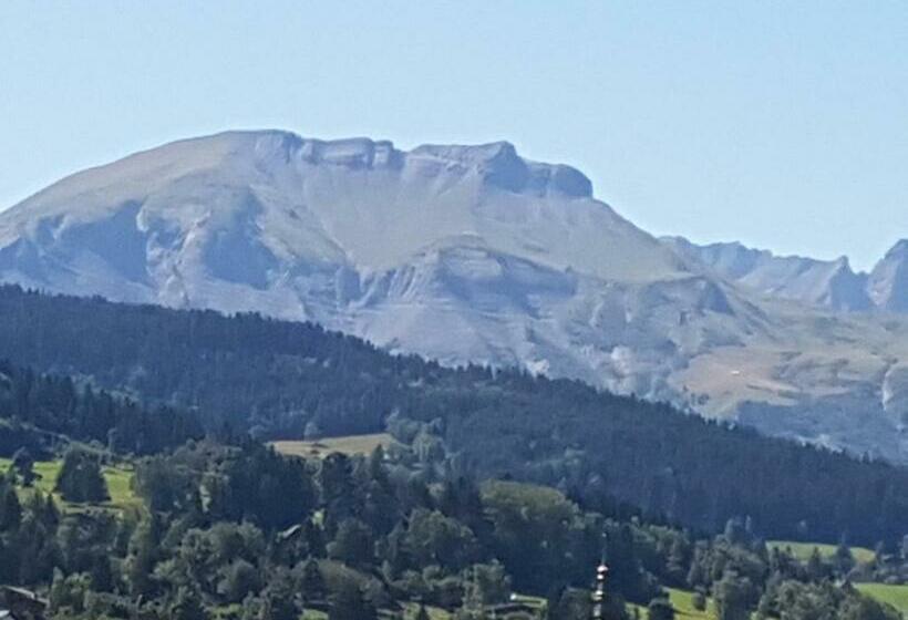 اتاق استاندارد با چشم‌انداز کوهستان, La Ferme Du Mont Blanc