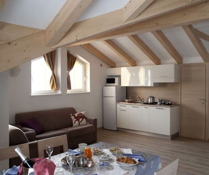 침실 2개 수피리어 아파트, Aparthotel Des Alpes