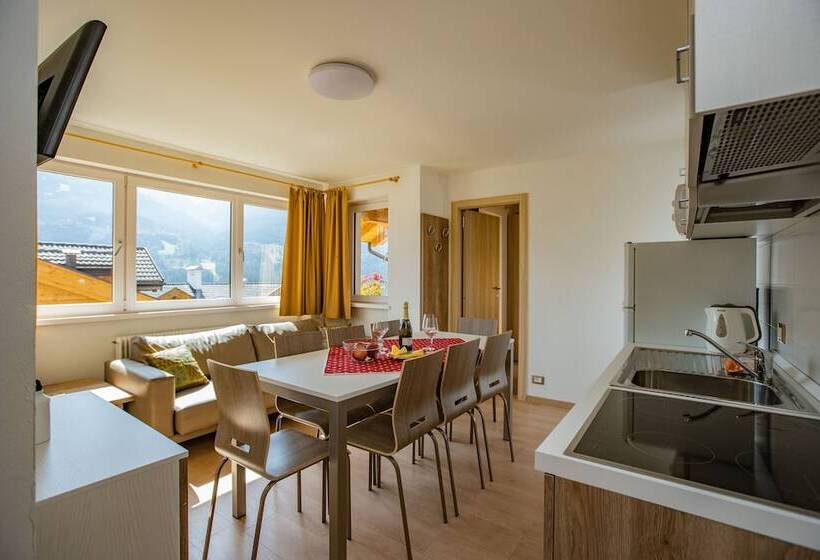침실 2개 아파트, Aparthotel Des Alpes