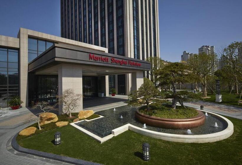 اتاق اجرایی با تخت بزرگ, Shanghai Marriott Hotel Parkview