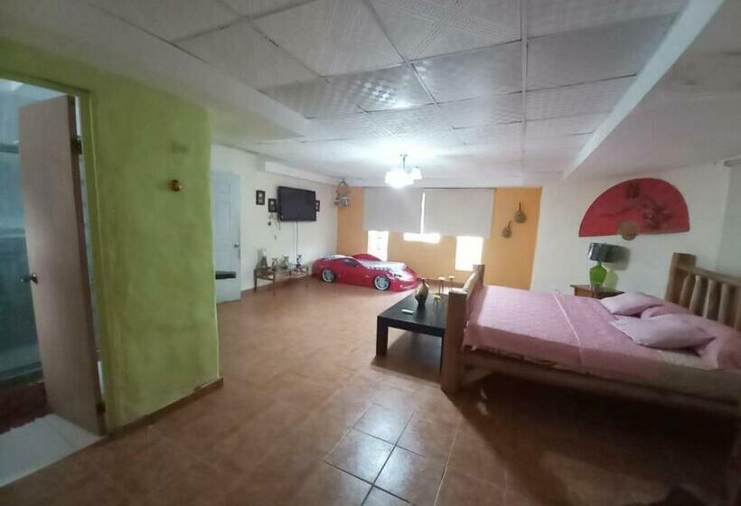 디럭스 스위트 킹 침대, Sunrise Hostel Farallon