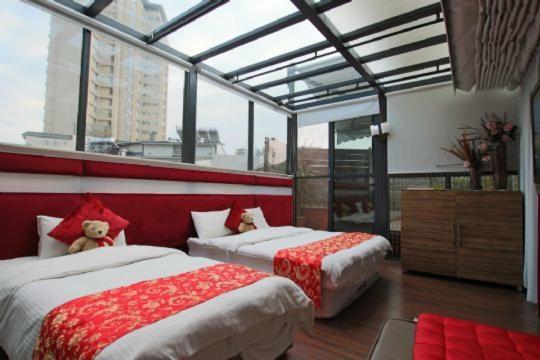 اتاق اجرایی سه نفره, Tanxiang Resort Hotel Sun Moon Lake Harbour   Sun Moon Lake Pier