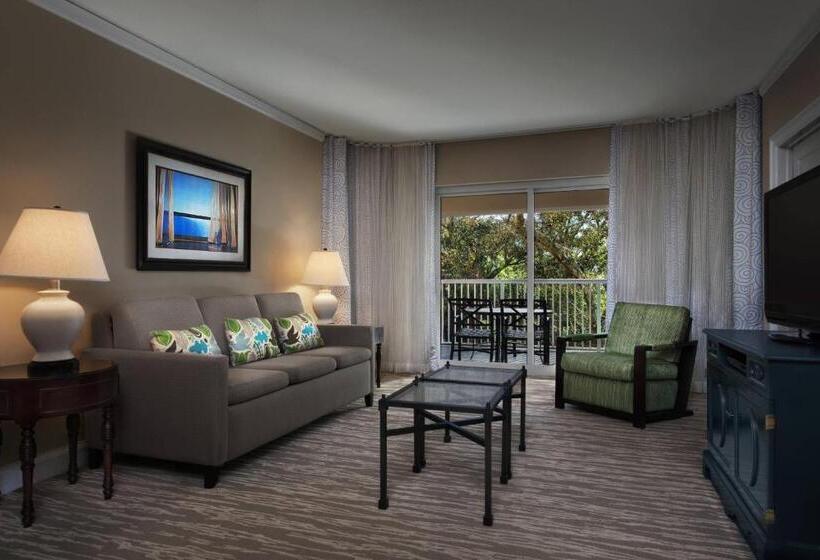 וילת 2 חדרי שינה נוף לגינה, Marriott's OceanWatch Villas at Grande Dunes