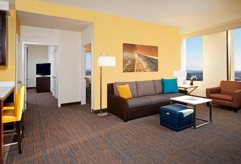 带2个卧室的套房, Residence Inn By Marriott Los Angeles Lax/century Boulevard