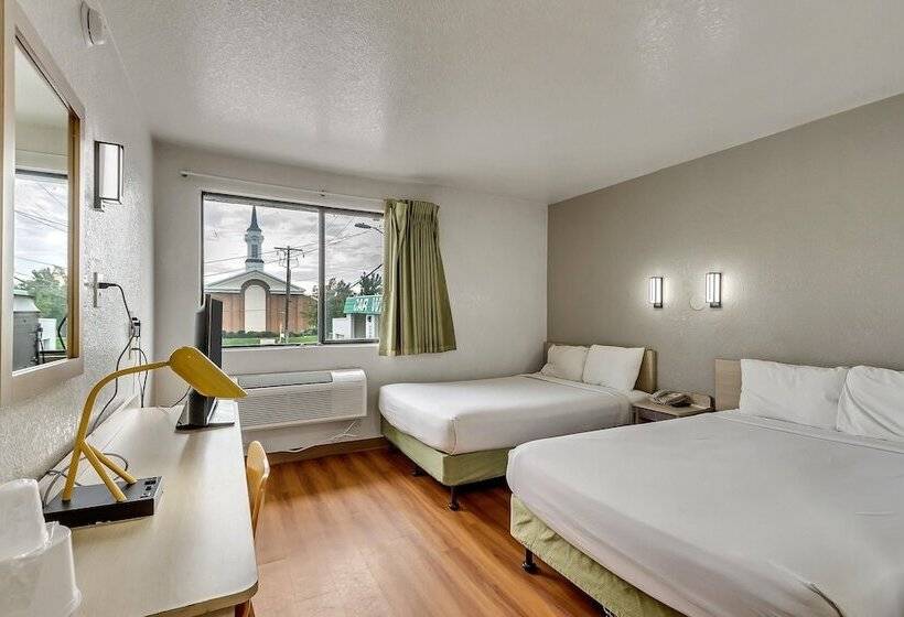 Номер Стандарт 2 Двуспальные Кровати, Motel 6 Ogden, Utdowntown