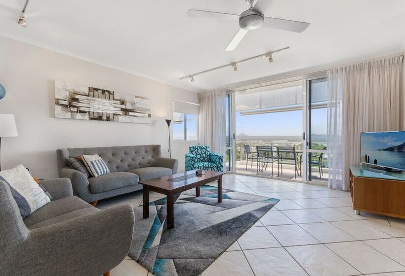 침실 3개 바다 전망 아파트, Bali Hai Apartments Noosa