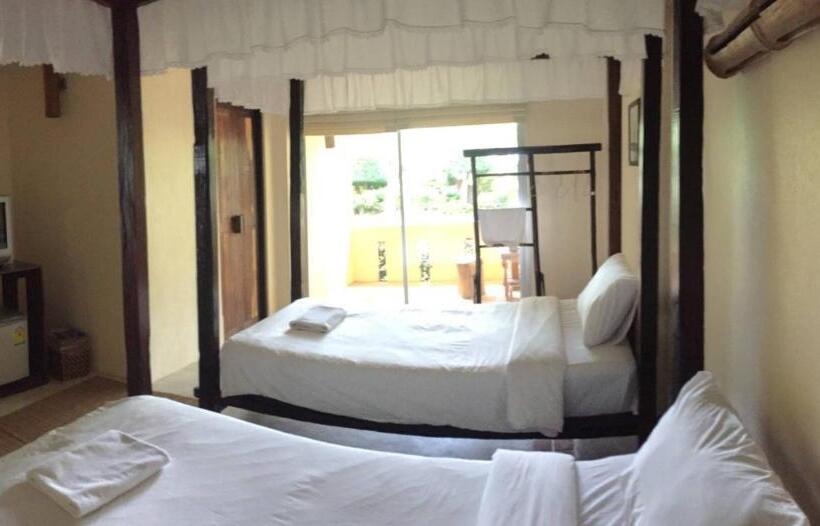 اتاق استاندارد با چشم‌انداز باغ, Chanchaolao Beach Resort