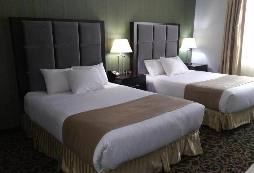 带皇后床的套间, Paradise Inn And Suites Redwater