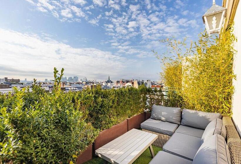 סטודיו סטנדרט עם נוף, Residence Courcelle
