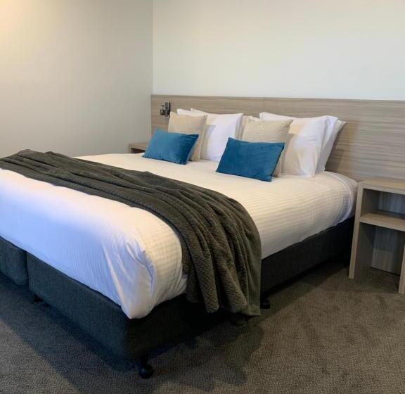 キングサイズベッドのデラックスルーム, Jervis Bay Motel