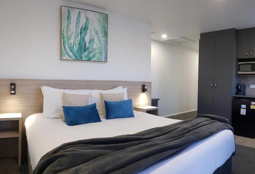 キングサイズベッドのデラックスルーム, Jervis Bay Motel