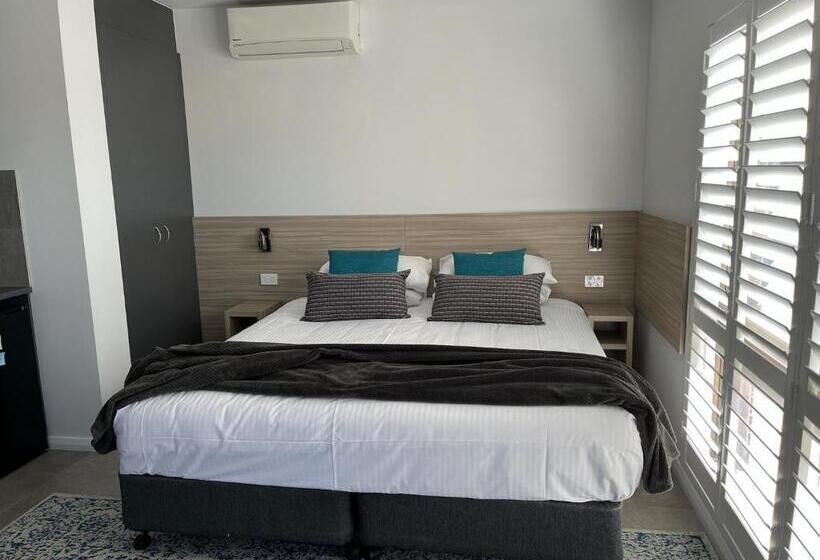 キングサイズベッドのデラックスルーム, Jervis Bay Motel