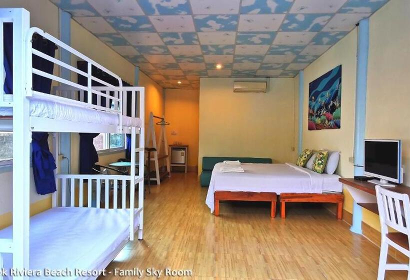 패밀리 룸 가든 전망, Koh Mook Riviera Beach Resort