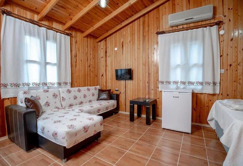 Chambre Familiale Vue Jardin, çuhadar Ahşap Evleri̇