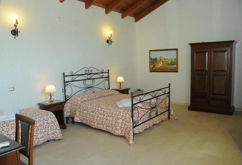 Четырехместный Номер Стандарт Вид на Сад, Agriturismo Masseria Quaremme