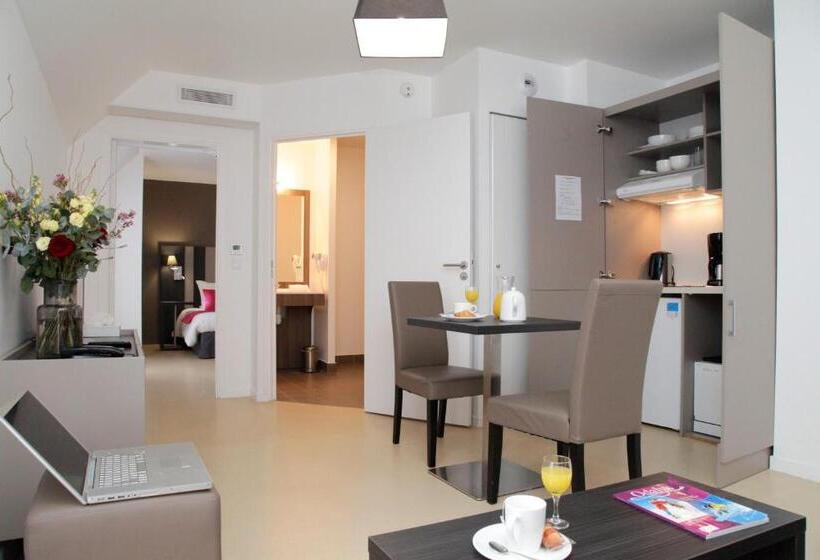 آپارتمان 1 خوابه, Odalys City Rennes Lorgeril