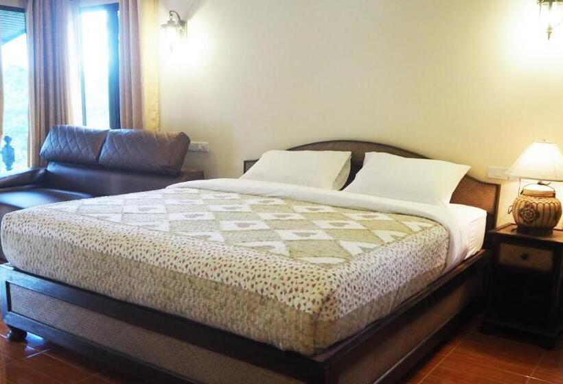 اتاق استاندارد با بالکن, Ban Rai Tin Thai Ngarm Eco Lodge