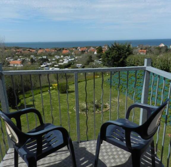 Номер Стандарт Вид на Море с Балконом, Hôtel Le Vivier Wissant   Vue Mer   Côte D Opale   Baie De Wissant   2caps