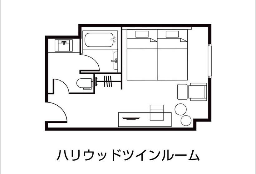 اتاق استاندارد, Daiwa Roynet Hotel Tokushima Ekimae