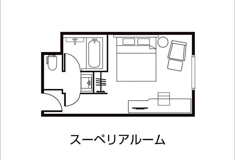اتاق سوپریور, Daiwa Roynet Hotel Tokushima Ekimae