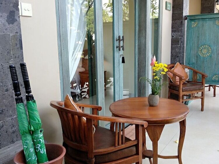풀장 전망 디럭스 룸, Intan Villa & Suite Ubud