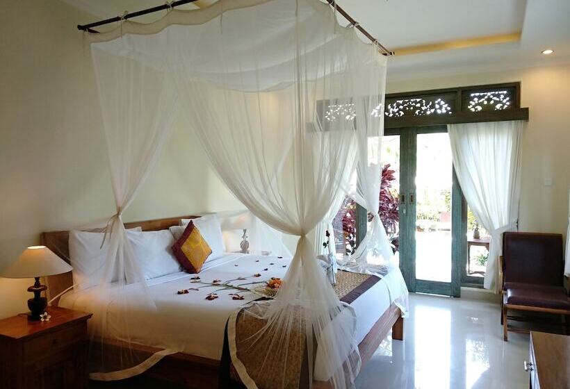 풀장 전망 디럭스 룸, Intan Villa & Suite Ubud