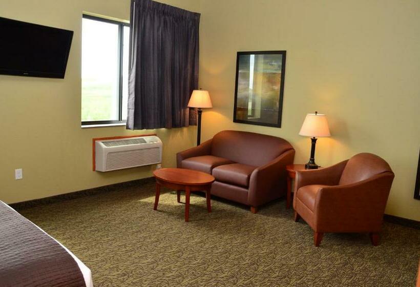 Люкс Кровать Кинг, Cobblestone Inn & Suites  Newton