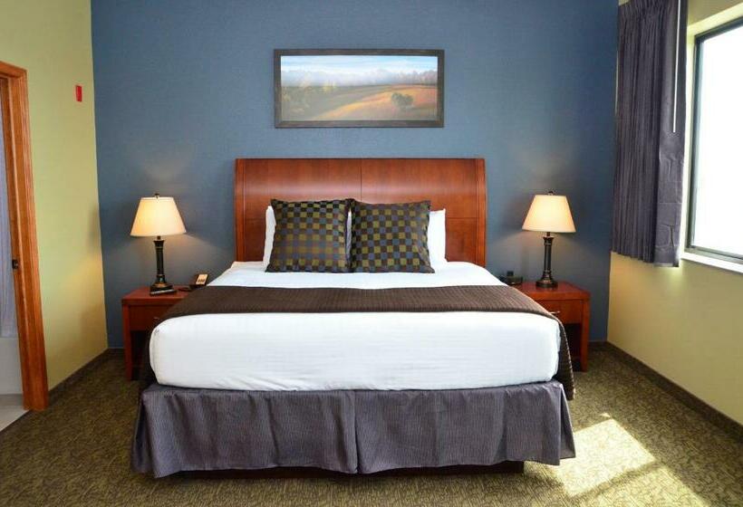带大床的套房, Cobblestone Inn & Suites  Newton