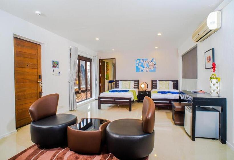 2 베드룸 디럭스 스위트, Baan Bophut Beach Hotel Samui