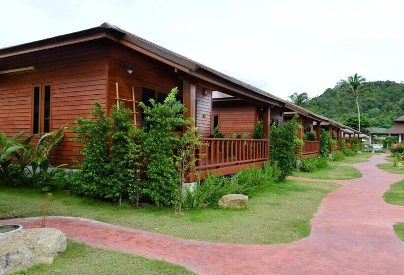 1침실 디럭스 빌라 바다전망, Pingchan Koh Phangan Beachfront Resort