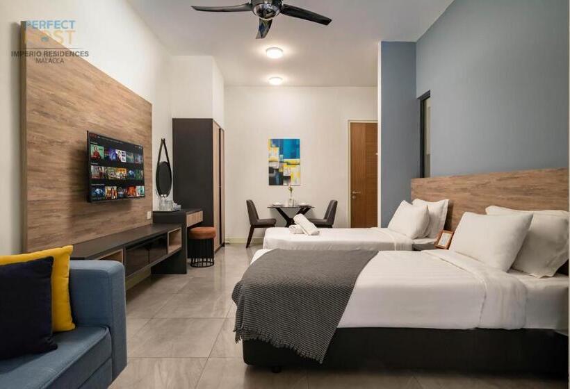 带1个卧室的带海景的公寓, Imperio Residence By Perfect Host