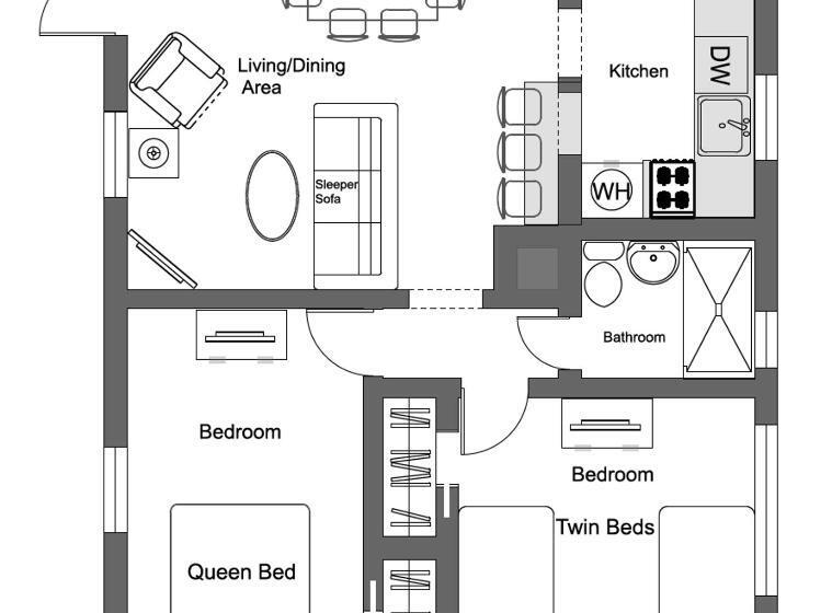 Апартаменты 2 Спальни, Enchanted Isle Hollywood Beach Resort