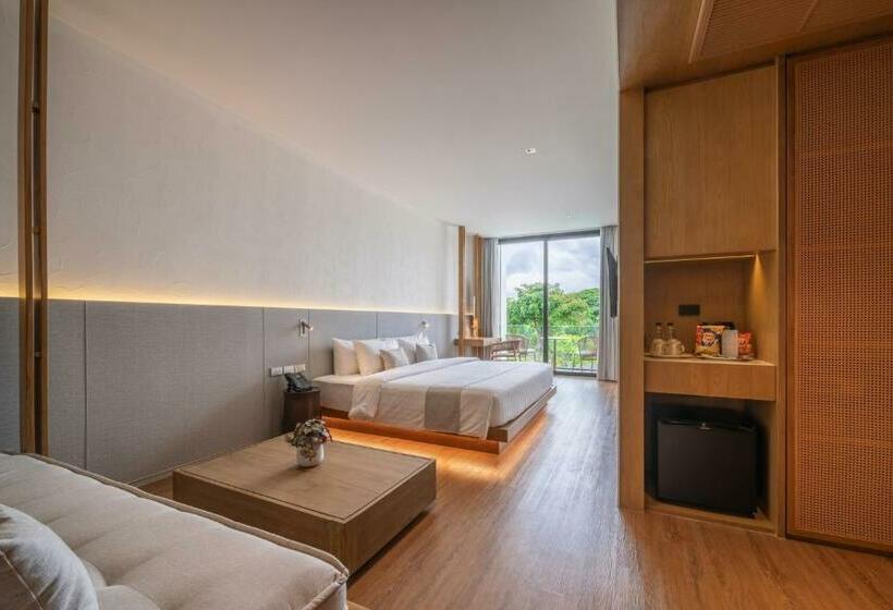 Cameră Deluxe cu Priveliște către Piscină, Riva Vista Riverfront Resort Chiangrai