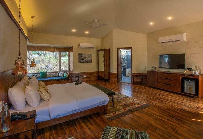 Номер Стандарт Вид на Сад, The Riverwood Forest Retreat  Kanha