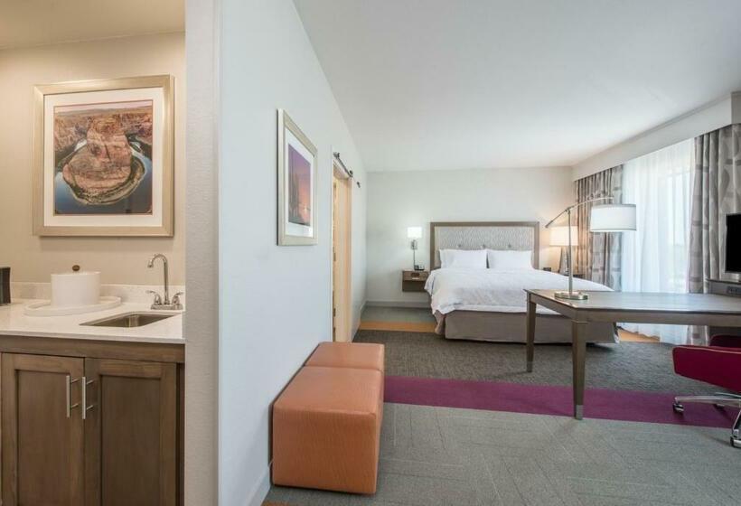 디럭스 스위트 킹 침대, Hampton Inn & Suites Phoenix East Mesa
