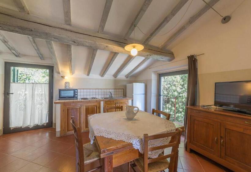 带1个卧室的带阳台的公寓, Agriturismo Ss Annunziata