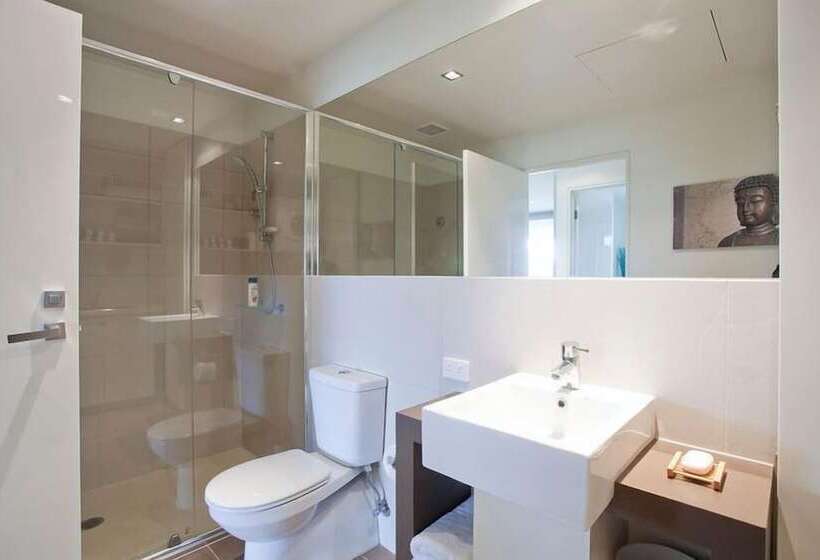 침실 2개 디럭스 아파트, Beachfront Resort Torquay