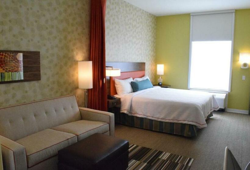 带大床的复式套间, Home2 Suites By Hilton Portland